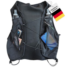 RaceFuel Ultralight Hydration Backpack, Trail Backpack, Hydration Vest, Hydration Pack Bicycle Backpack for Running, Hiking, Marathoner for 1.5 L Hydration Bladder or 500 ml Water Bottle/Soft Flask