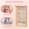 Angoily 1: 12 Scale Dollhouse Windows, 6 PCS Simulated Twelve