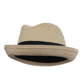 LYING Straw Hat, Children's Hat, Straw Hat, Kids, Boys, Girls, Summer, Cool, Sun Hat, Kids, Gentleman Hat, Fashionable, Medium Folding Hat, UV Protection, Sunscreen, Beach Hat, Toddler, Bowler Hat,