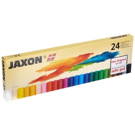Honsell 47424 Jaxon Oil Pastel, Set of 24 in Cardboard Case, Brilliant, Lightfast Colours, Ideal for Artists, Hobby Painters, Children, School, Art Lessons, Free from Harmful Substances