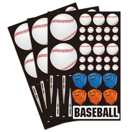 Promo Shop Sticker Sticker Set of 3 Matte (Baseball)