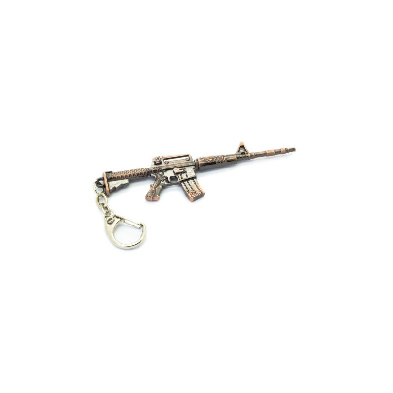 Fat-catz-copy-catz M4 Rifle Gun Metal Model Keyring Pendant