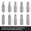 Original Compatible with Einhell Bit Box 32 Pieces (30 x