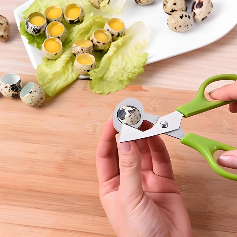 LVYKING 3 Pcs Quail Egg Cutter Scissors, Stainless Steel Pigeon