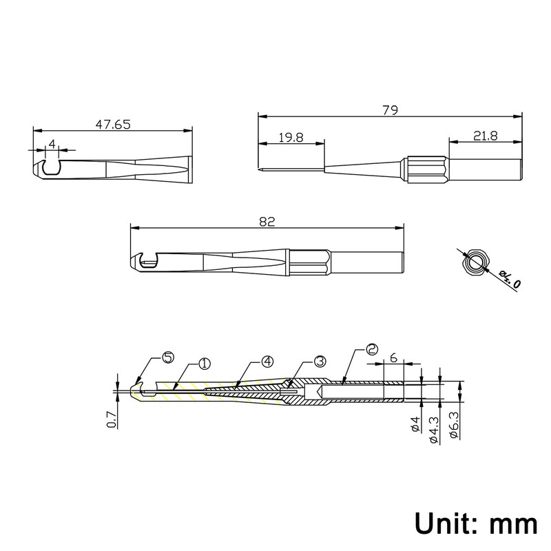 ZIBOO ZB07 Insulation Wire Piercing Probes,Automotive Diagnostic Test Accessories Repair