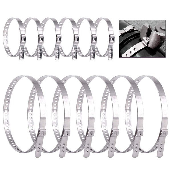 Keadic 12Pcs Auto CV Boot Clamp Assortment Kit,Axle Repair Clamps