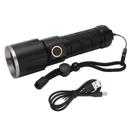 UV Flashlight Black Light Flashligh 4 Core 15W for Pet Detection Counterfeit Currency Detection