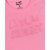 A FOR ADLEY 3D Logo Embossed Tees with The Adley