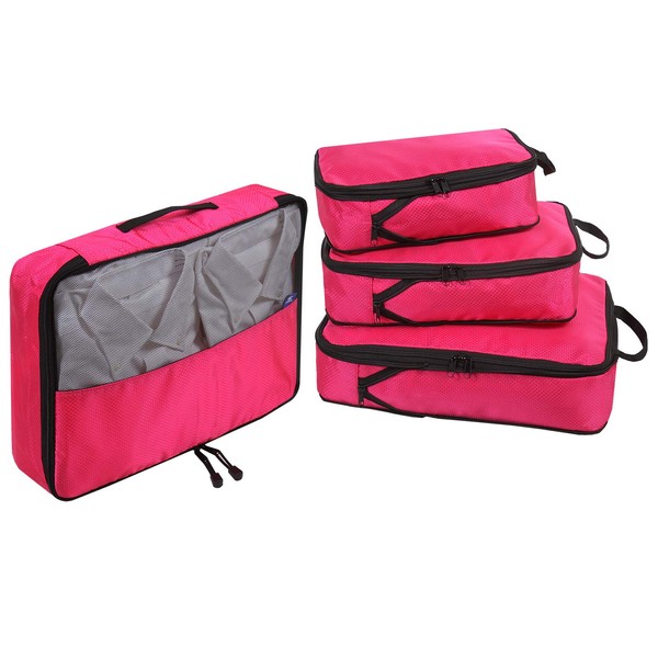 Astro 820-34 Pack Pink Travel Pouch Bag with Gusset Travel Storage Case