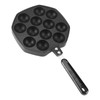12 Cavities Aluminum NOn stick Takoyaki Grill Pan Plate Octopus