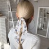 4 Stück Haargummis Mädchen Schleife Haare Scrunchies Haargummi Damen Zopfgummis