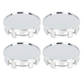 X AUTOHAUX Set of 4 Hub Caps 54 mm Universal Carbon Fibre Hub Caps Wheel Caps