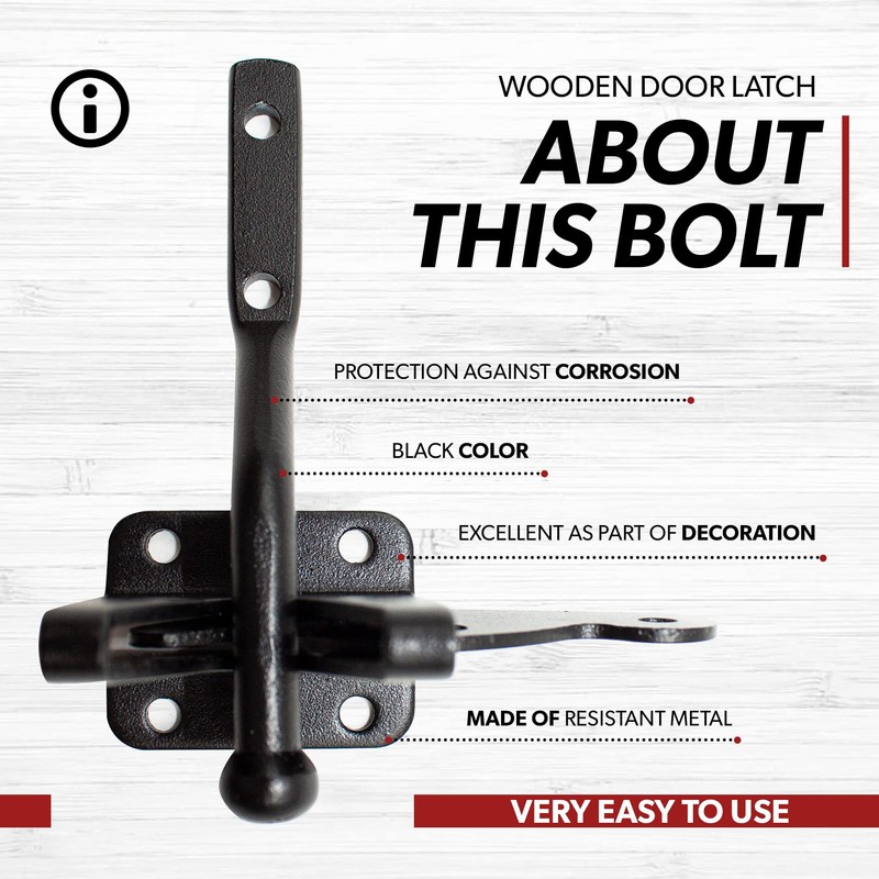 DOJA Barcelona | Garden Gate Lock | Wooden Gate Lock