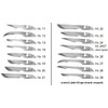 12x BAYHA Scalpel Blades, Non-Sterile, Individually Boxed, , ,
