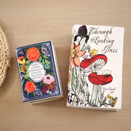 ROMEHAHA Book Vase, Ceramic Flower Vase for Bookshelf, Decorative Ceramic Book Vase, Modern Cultural Style Design, Flower Vase for Home Decoration, Book Lover, Gifts (Secret Garden)