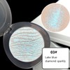 KARLOR Makeup Highlighter Palette, Glitter Eyes Face Highlighter Powder Eyeshadow