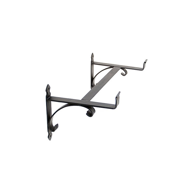 Achla Designs Wrought Iron Scrolls Window Flower Box Bracket