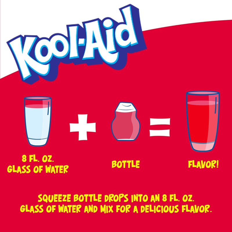 Kool-Aid Liquid Drink Mix, Caffeine Free (Cherry, 1.62 Ounce Pack