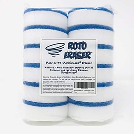 Juego de 12 esponjas de borrador de limpieza mágicas accionadas por taladro, almohadillas para orejas de melamina de alta densidad y accesorio de taladro para baño, marcador mágico