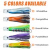Trolling Lures Saltwater,6 Inch Offshore Big Game Trolling Lures Skirted