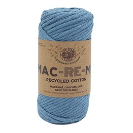 Lion Brand Yarn Mac-Re-Me Yarn, Denim
