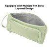 Large Pencil Case Handle Design Large Capacity Layered Durable Oxford