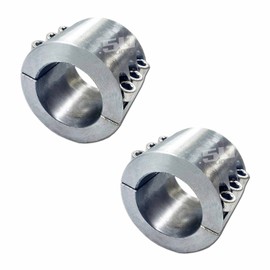 Set of 2 Split Collar Tube Clamps 1.75" I.D. - For Fabricating Bolt on Accessories like Light Bar Racks, Harness Bars, Roll Cage Braces, etc! [FAB-100A1]