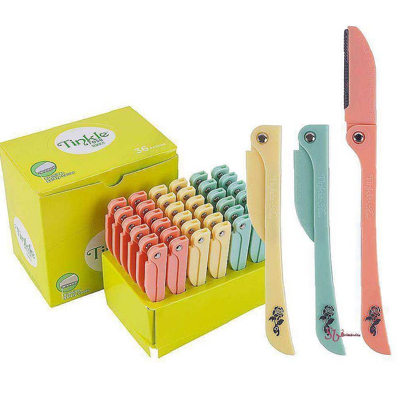 Seller Buddy Tinkle Rose Eyebrow Razor 36-Piece Set hij136