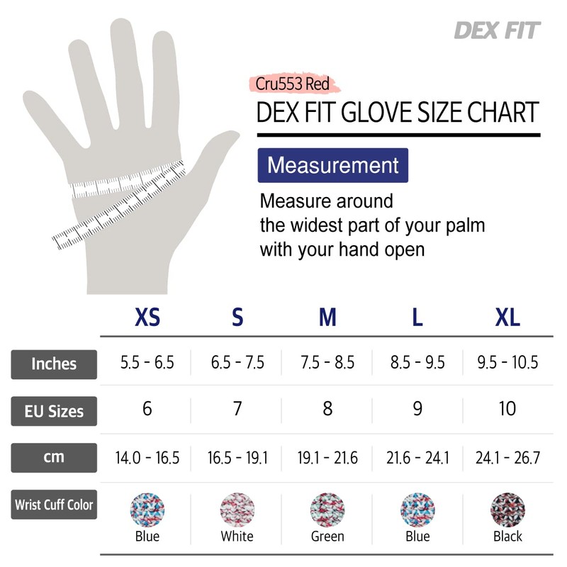DEX FIT Level 5 Cut Resistant Gloves Cru553, 3D Comfort