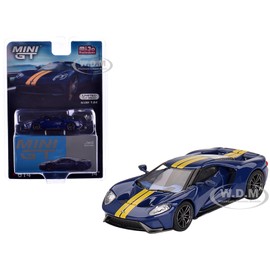 Mini GT FORD GT SUNOCO BLUE LTD ED 3600 PCS 1/64 DIECAST MODEL CAR BY MINI GT MGT00614