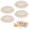 Bread Proofing Basket Cover, 4PCS Oval Sourdough Proving Basket Cloth
