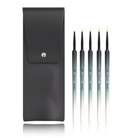 Nail Brush, Extra Fine Nail Art Brush Set, Nail Brush, Nail Art Brush, Brush Set, Liner Brush, Nail Art Pen, Extra Fine Point, Nail Brush, Line, Acrylic, Gel Nail, Manicure Tool Kit, Set of 5 (Light