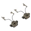 2Pcs Suspension Headset Bracket Helmet 19‑21mm Rail Adapter Rotatable Headphones