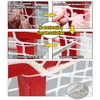 KACQIYT White Safety Net Cat Net Protective Net Children's Bunk