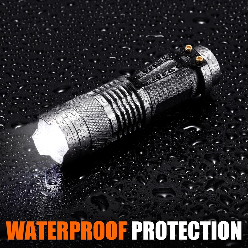 20 Pieces LED Flashlight Torch Mini 3 Mode Tactical Flashlights