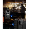 LEKATO 2.4Ghz Wireless Guitar System Exclusive Mute Plug for Electric