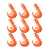 Artificial Shrimp Model 9 Pieces Red PVC 2.95 X 1.77