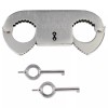 Mr. Defense Professional Metal Thumbcuffs with 2 Keys