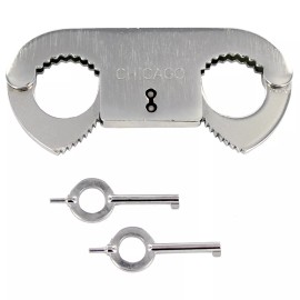Mr. Defense Professional Metal Thumbcuffs with 2 Keys