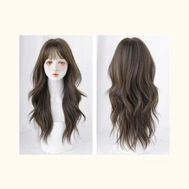 Women's wavy long hair full wig fashion production wig style wig for photography (WFLOOX4) / 여성 웨이브 긴머리 통가발 패션 연출가발 촬영용 스타일 가발 (WFLOOX4)