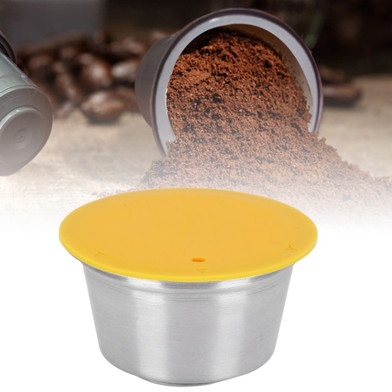 Coffee Capsule Stainless Steel Reusable Refillable Filter Cup for Dolce