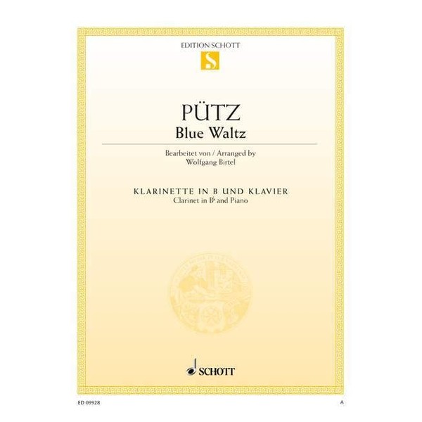 Blue Waltz: clarinet in Bb and piano.
