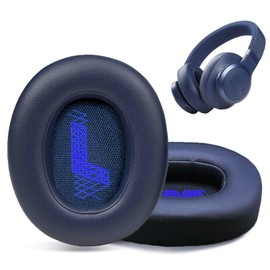 Replacement Ear Pads for JBL E65 (E65BT E65BTNC)/Live 650 (650NC 650BTNC)/Live 660 (660NC 660BTNC)/Duet NC Over-Ear Headphones, Headset Ear Cushions, Headset Earpads, Ear Cups Cover-Blue