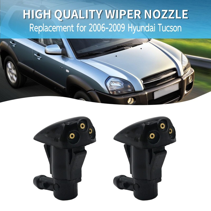 MDEOOSKY 2pcs Front Windshield Washer Nozzles, Replacement Windshield Wiper Nozzles,