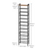 YATINEY 12-Tier Narrow Shoe Rack, Tall Shoe Rack for 12-24