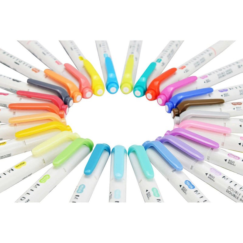 Mildliner Double Ended Creative Marker Bundle, 30 Count