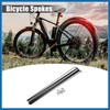 A ABSOPRO 12 Pcs 14G J Bend 284mm Bike Bicycle