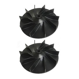 HASME Ventilador de bajo perfil para Sanitaire Eureka 12988-1 1400, compatible con SC679H SC679G SC679J SC678A 1402A 2010XRB 5071E 7534A 7575 SC684E SC887A SC888, paquete de 2, 4 pulgadas