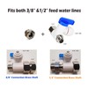 TOTOMO 3/8"OD Push Fit Angle Stop Adapter Valve - Fits
