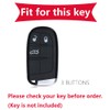 KUNIO Keyless Key Case Fits Jeep Renegade Compass Grand Cherokee